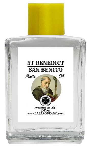 Saint Benedict San Benito White 7 Day Prayer Candle For Protection, Enemies  Go Away, Run Devil Run, ETC. - Lazaro Brand Spiritual Store