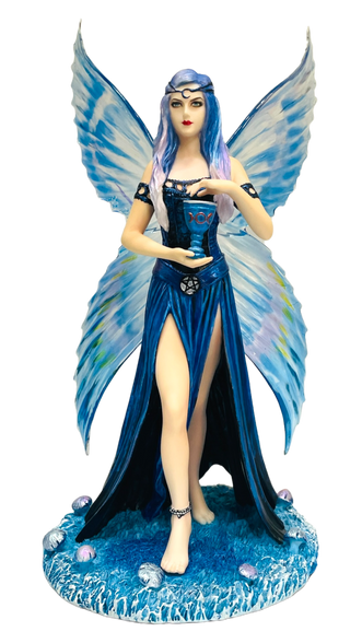 Anne Stokes Enchantment Buttery Fairy Statue 10.25