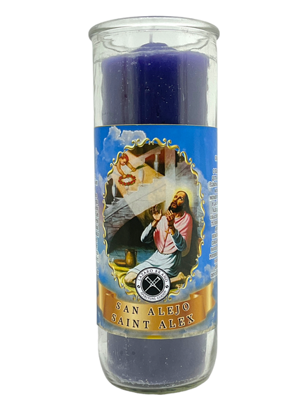 Saint Alex (San Alejo) Pull-Out Jar Candle – Keep Enemies Away ...