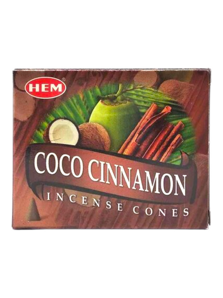 Coconut Cinnamon / Incense Cones / Spiritual Cleansing, Good Luck