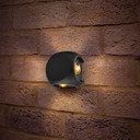 Integral LED Outdoor Crosscube Wall Light 4-Way IP54 360LM 8W 3000K