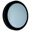 Diecast 18w Black/ Opal Round LED Bulkhead With Emergency And Photocell