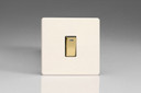 Varilight Primed Screwless 1-Gang 20A Double Pole Rocker Switch + Neon Indicator Light