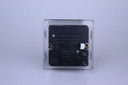Varilight Matt Black Screwless 4-Gang 5V DC 4800mA USB Charging Port (Single Plate)