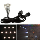 NeoDeck Warm White IP67 LED Decking Lights, 15mm Decking-Plinth-Stair 0.4W/LED