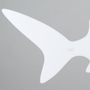 Children's Shark Pendant Shade in White
