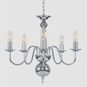 Gothica 5 Way Ceiling Light in Chrome