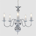 Gothica 5 Way Chrome Ceiling Light
