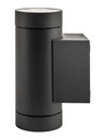 Integral LED Outdoor Versari GU10 Wall Light IP54 designed for 2x max 5W LED GU10