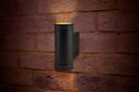 Integral LED Outdoor Versari GU10 Wall Light IP54 designed for 2x max 5W LED GU10