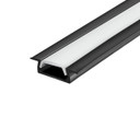 2M SlimPro Recessed Aluminium Profile 22mm x 6mm