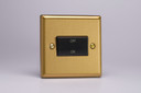 Varilight Brushed Brass 10A Fan Isolating Switch (3 Pole)