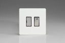Varilight Premium White Screwless 13A Switched Fused Spur