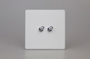 Varilight Primed Screwless 10A 1 or 2-Way Toggle Switch (1-4 Gang) (SKU: MS-VAR-XDYT1/2/3/9S.PD)
