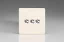 Varilight Primed Screwless 10A 1 or 2-Way Toggle Switch (1-4 Gang) (SKU: MS-VAR-XDYT1/2/3/9S.PD)