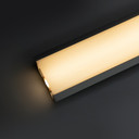 1M Recessed Wide Aluminium Profile With Clip-In Frosted Diffuser 30.3mm x 9.5mm