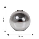 Bellamy Pendant Shade Small Globe in Smoked Glass