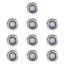 10 x 40mm Minisun Blue LED Decking Lights
