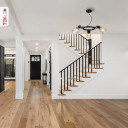 Amber Cone Glass Black Suspended Ceiling Light E27