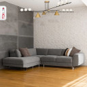 Nordic Modern Island Chandelier Ceiling Light G9 and E27 Gold Funnel Opal Globe - Gold