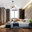 Stilnovo Opal and Black Glass Globe Modern Sputnik Chandelier Ceiling Light E27 - Black / Opal