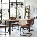 Black Cage Metal Amber Cylinder Glass Island Chandelier Ceiling Light