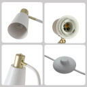 Modern Floor Lamp with Gold Accents
