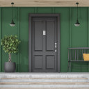 Dark Grey Norman Vintage Outdoor Pendant Lamp