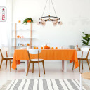 Locanda Amber Glass Island Chandelier Ceiling Light
