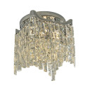 Star Crystal Flush Chandelier Ceiling Light