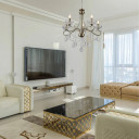 Mary Lillian Mediterranean Elegant Transitional Crystal Chandelier Ceiling Light