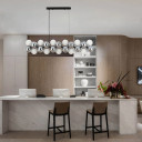 Celestial Cluster Vertical and Horizontal Chandeliers