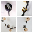 Dimmable Multi-Glass Globe Branch Pendant Light
