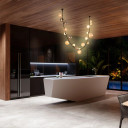 Dimmable Multi-Glass Globe Branch Pendant Light