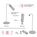 Magna Lume Clip & Mount LED Desk Lamp