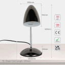 Modern Flex Neck Metal Desk Lamp