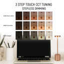 Sleek Portable Rechargeable LED Column Table Lamp