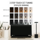 Sleek Portable Rechargeable LED Column Table Lamp