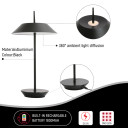 Modern Eclipse Touch Table Lamp