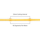 Aon Single Colour 12V COB 8W Warm White 3000K LED Strip Lights