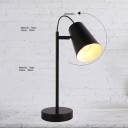 Modern Sleek Cut Cone Desk Lamp