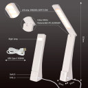 Modern Minimalist Bedside Folding LED Desk Lamp