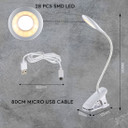 Ringo Rechargeable Clip on Reading Desk Light