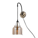 Plug-In Pendant Industrial Dome Wall Light