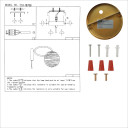 Clear Globe Glass Gold Metal Ellipse Vintage Retro Wall Light with Pull Down Switch