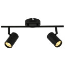 Virmo Side Connected Black Rotatable Cylinder Rod GU10 Spotlight