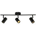 Virmo Side Connected Black Rotatable Cylinder Rod GU10 Spotlight