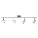 Skurupp White Cone Rotatable GU10 Chrome Ceiling Spotlight