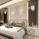 Crown Crystal Chandelier Wall Light