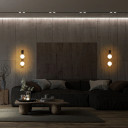 Contemporary Adjustable Globe Wall Sconce Light